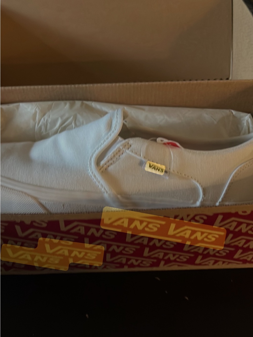 Vans Slip-On Men's White Canvas Sneakers